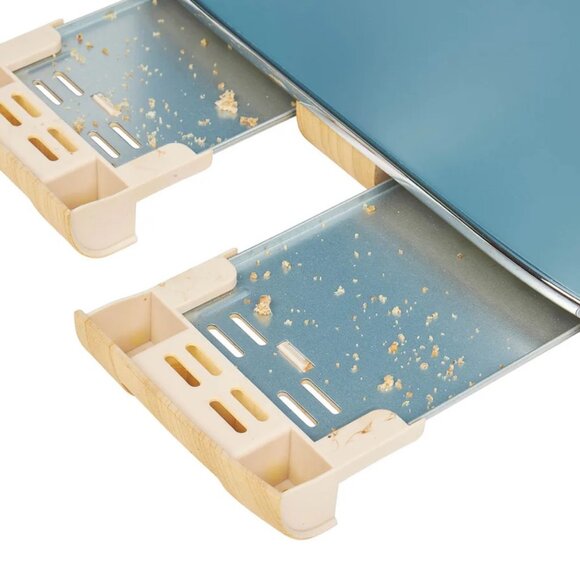 Haden Dorchester 4-Slice Wide Slot Stainless Steel Toaster Stone Blue NWT - Picture 6 of 6